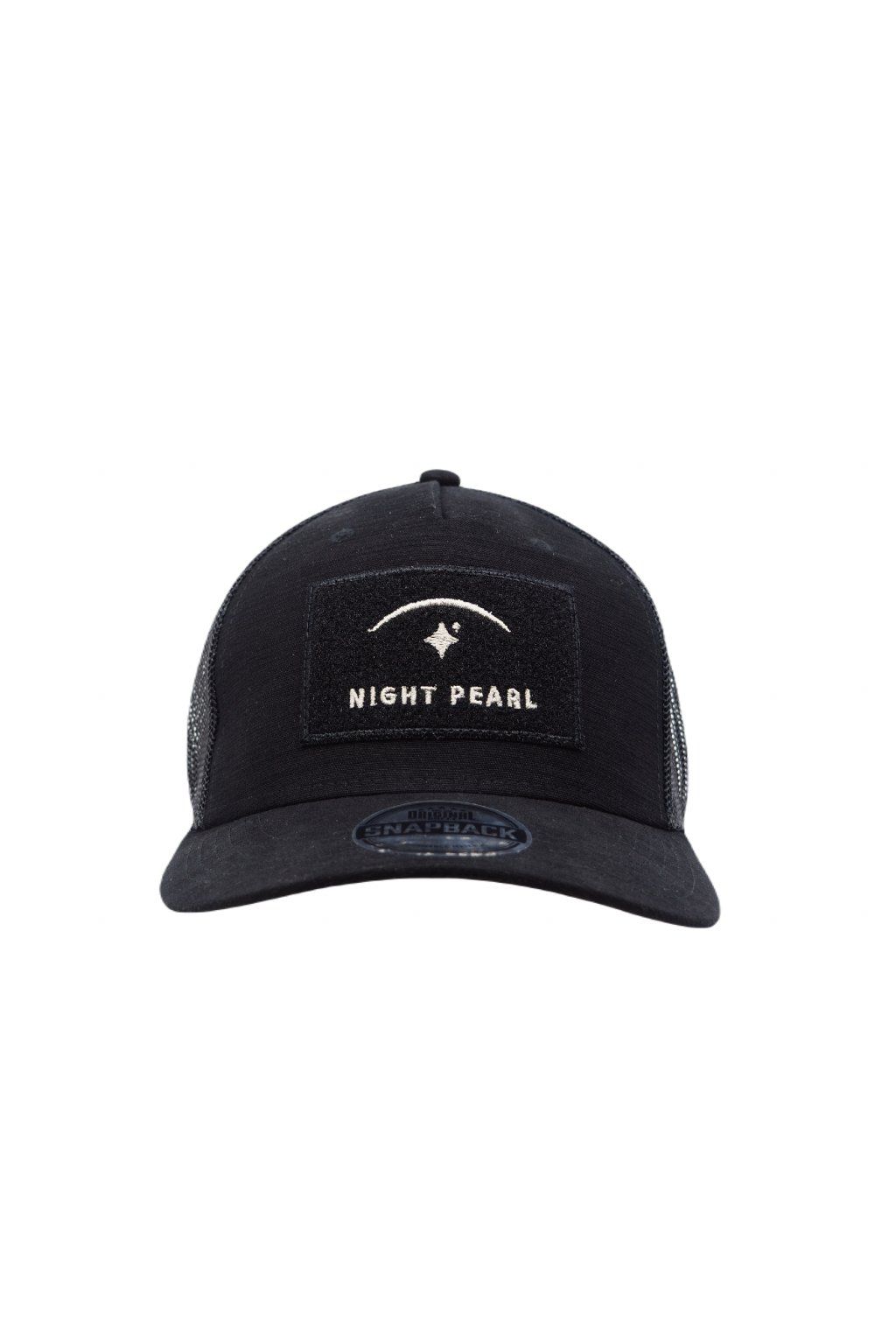 NIGHT PEARL SNAPBACK Black kšiltovka